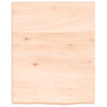 vidaXL Wandregal 40x50x(2-4) cm Massivholz Eiche Unbehandelt