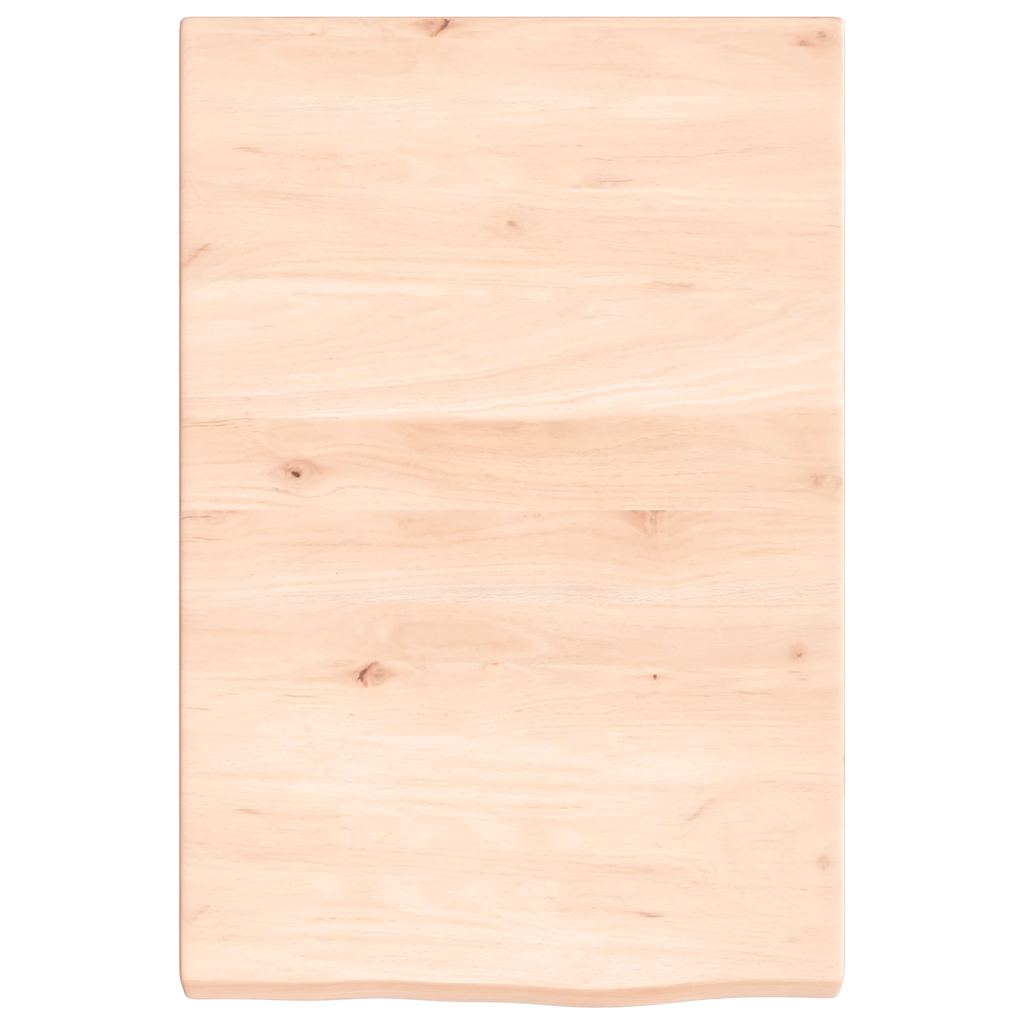 vidaXL Wandregal 40x60x(2-4) cm Massivholz Eiche Unbehandelt