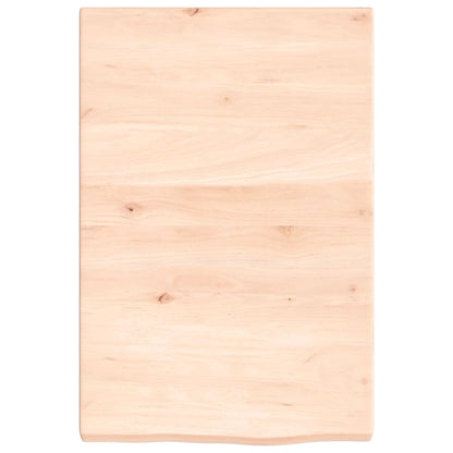 vidaXL Wandregal 40x60x(2-4) cm Massivholz Eiche Unbehandelt