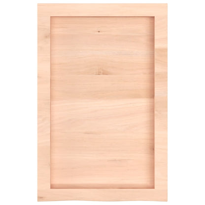 vidaXL Wandregal 40x60x(2-4) cm Massivholz Eiche Unbehandelt