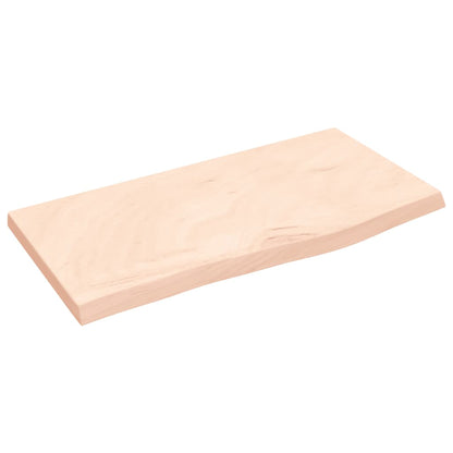 vidaXL Wandregal 60x30x(2-4) cm Massivholz Eiche Unbehandelt