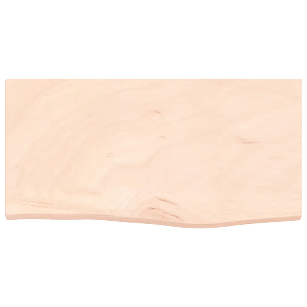 vidaXL Wandregal 60x30x(2-4) cm Massivholz Eiche Unbehandelt