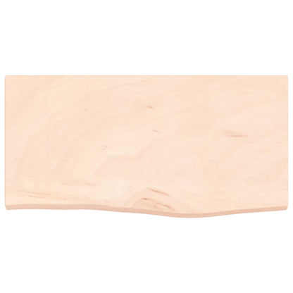 vidaXL Wandregal 60x30x(2-4) cm Massivholz Eiche Unbehandelt
