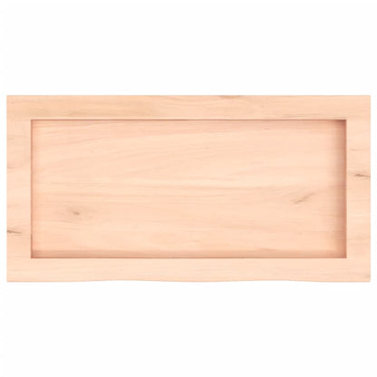 vidaXL Wandregal 60x30x(2-4) cm Massivholz Eiche Unbehandelt