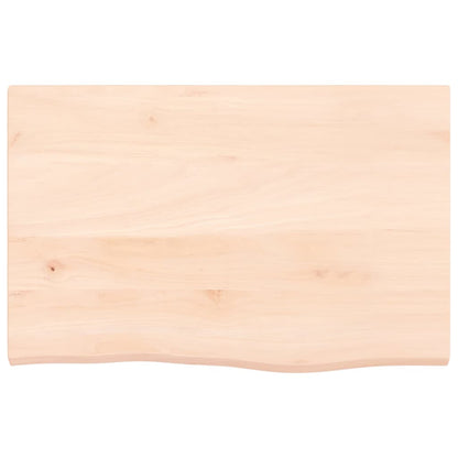 vidaXL Étagère murale 60x40x2 cm Chêne massif brut