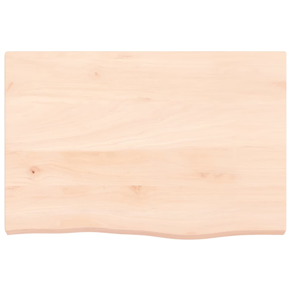 vidaXL Wandregal 60x40x(2-4) cm Massivholz Eiche Unbehandelt