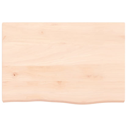 vidaXL Wandregal 60x40x(2-4) cm Massivholz Eiche Unbehandelt