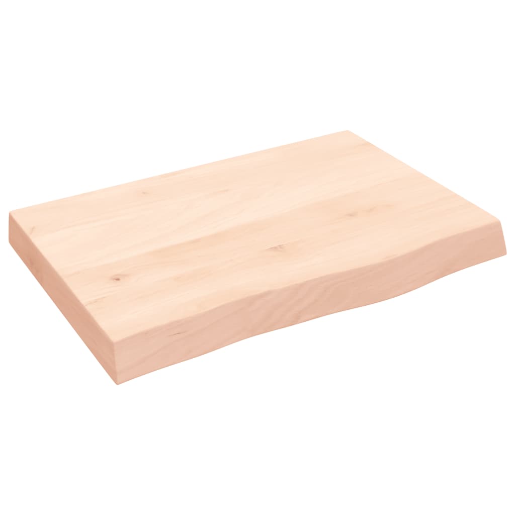 vidaXL Étagère murale 60x40x(2-6) cm en chêne massif non traité