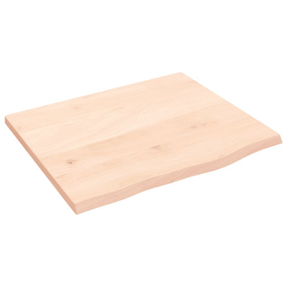 vidaXL Étagère Murale 60x50x2 cm Chêne Massif Non Traité