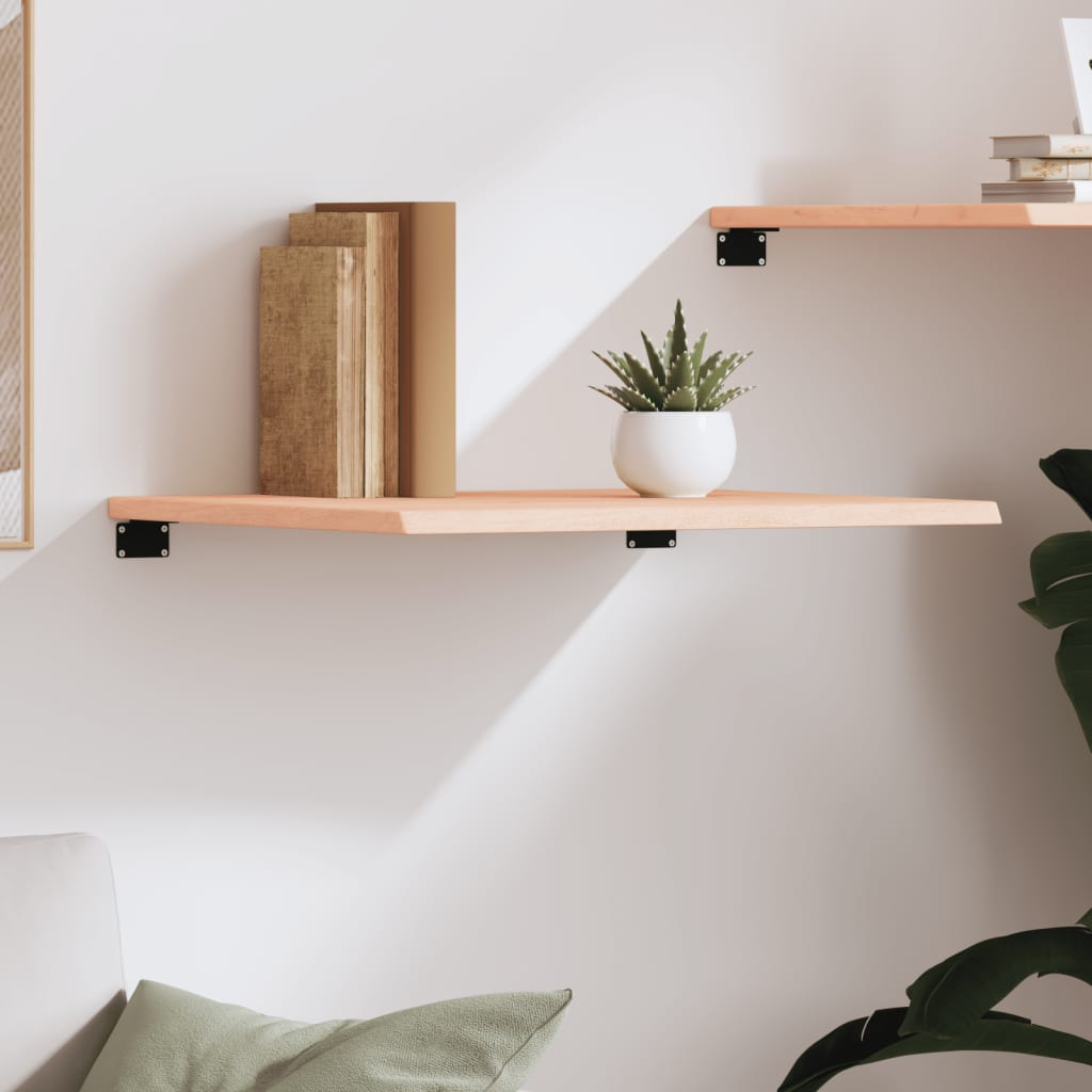 vidaXL Étagère Murale 60x50x2 cm Chêne Massif Non Traité
