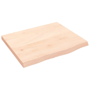 vidaXL Wandregal 60x50x(2-4) cm Massivholz Eiche Unbehandelt