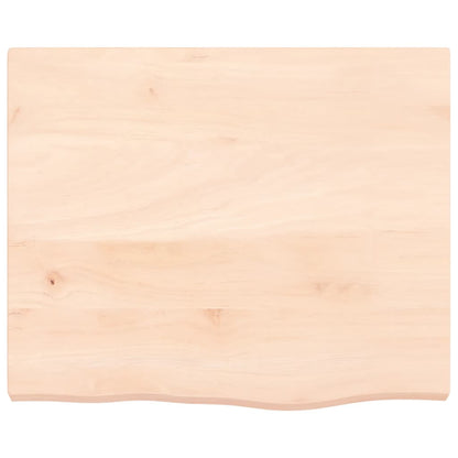 vidaXL Étagère murale 60x50x(2-4) cm chêne massif non traité