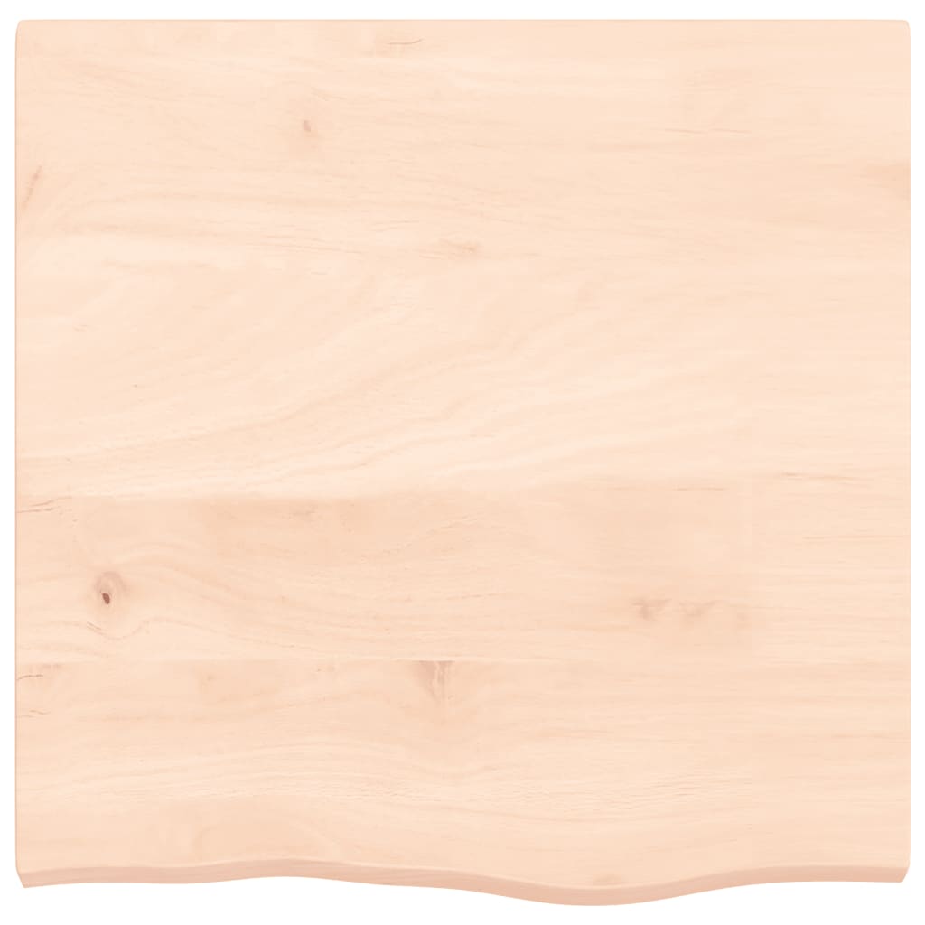 vidaXL Wandregal 60x60x(2-4) cm Massivholz Eiche Unbehandelt