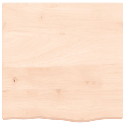 vidaXL Wandregal 60x60x(2-4) cm Massivholz Eiche Unbehandelt