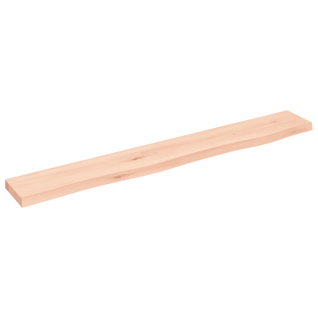 vidaXL Étagère murale 80x10x2 cm Chêne massif non traité