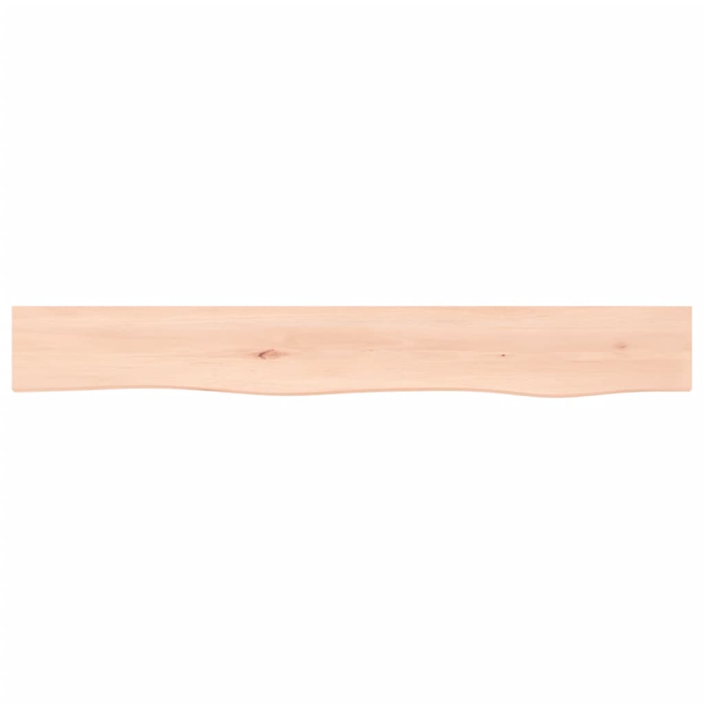 vidaXL Étagère murale 80x10x2 cm Chêne massif non traité