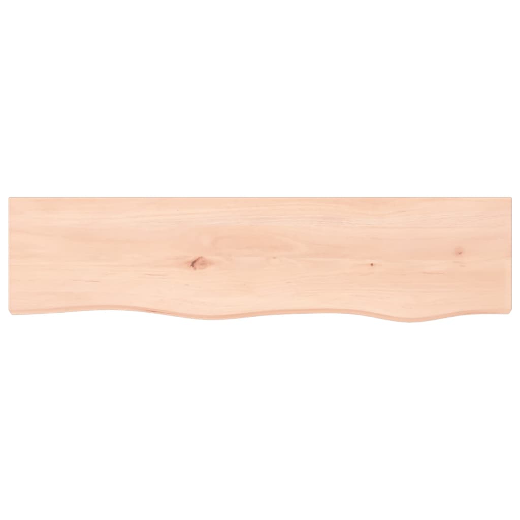 vidaXL Étagère murale 80x20x6 cm en chêne massif brut