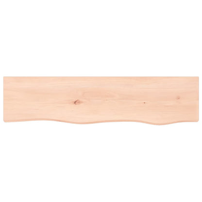 vidaXL Étagère murale 80x20x6 cm en chêne massif brut