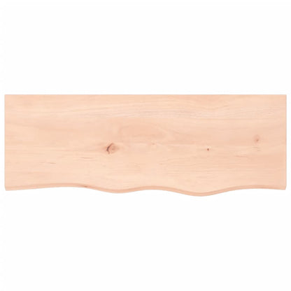 vidaXL Wandregal 80x30x2 cm Massivholz Eiche Unbehandelt