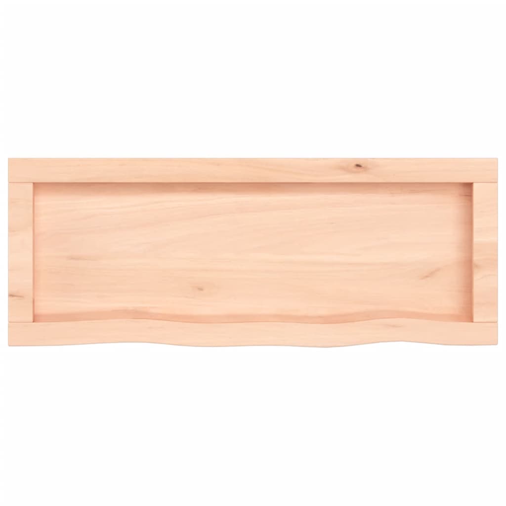 vidaXL Wandregal 80x30x(2-4) cm Massivholz Eiche Unbehandelt