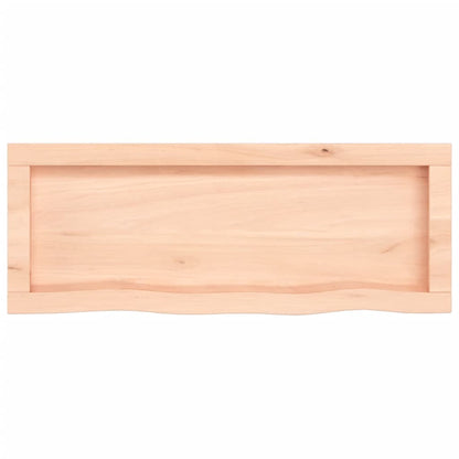 vidaXL Wandregal 80x30x(2-4) cm Massivholz Eiche Unbehandelt