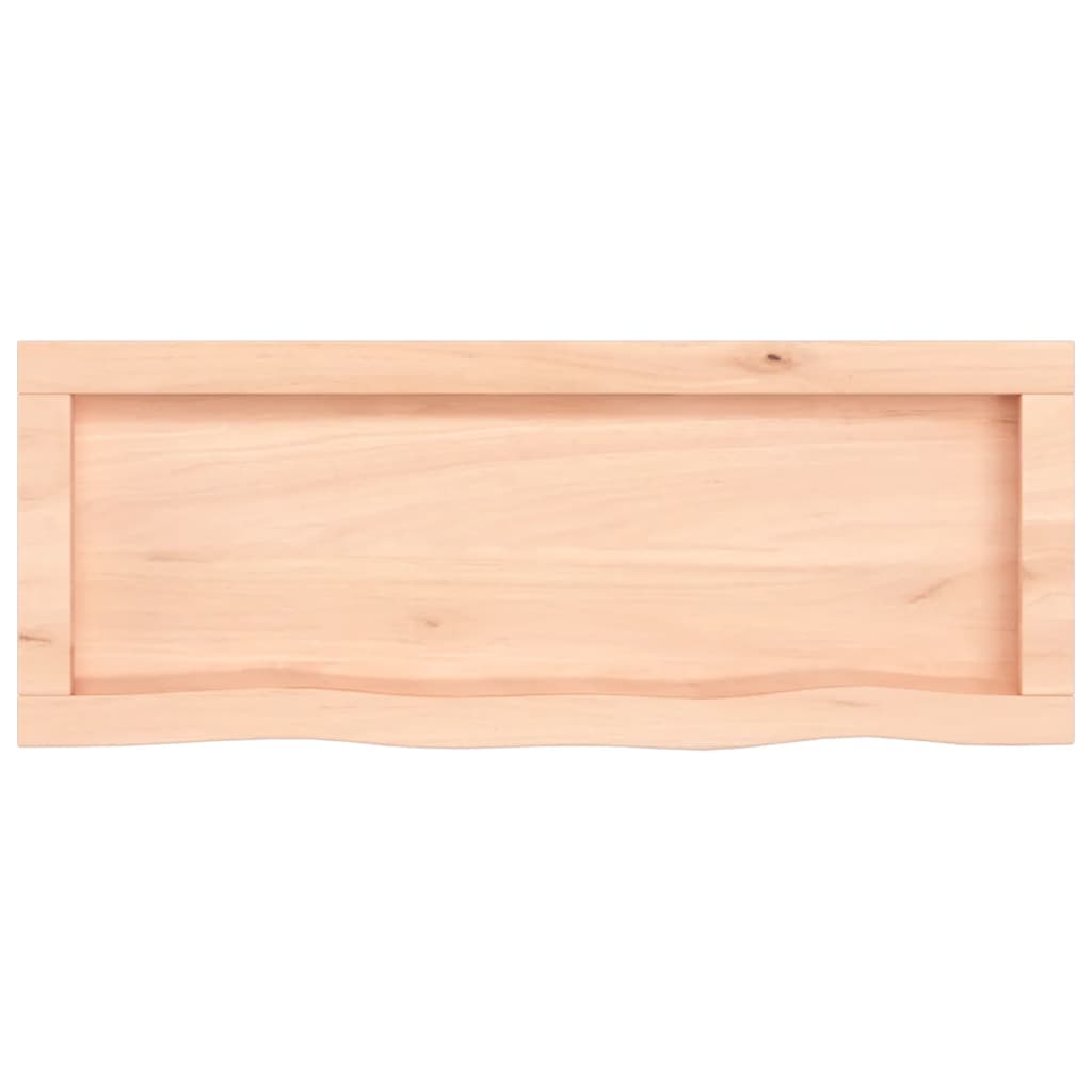 vidaXL Wandregal 80x30x(2-6) cm Massivholz Eiche Unbehandelt
