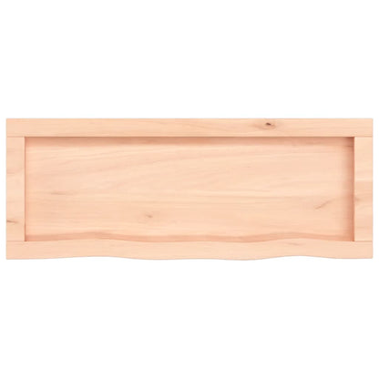 vidaXL Wandregal 80x30x(2-6) cm Massivholz Eiche Unbehandelt