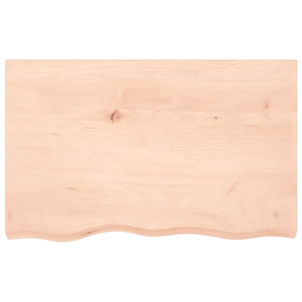 vidaXL Étagère murale 80x50x(2-6) cm en chêne massif non traité