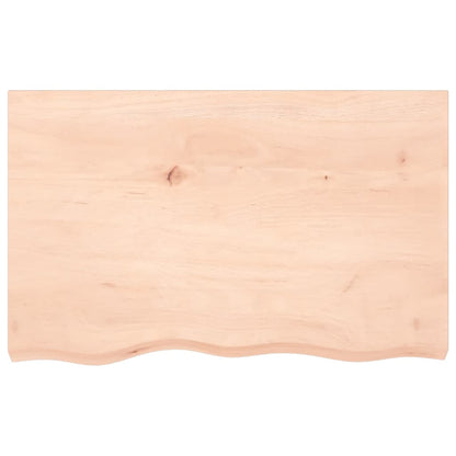 vidaXL Étagère murale 80x50x(2-6) cm en chêne massif non traité