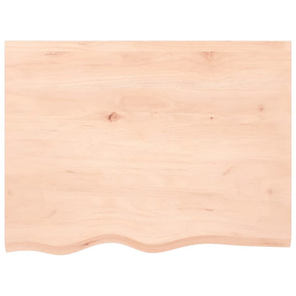 vidaXL Étagère murale 80x60x(2-6) cm en chêne massif non traité