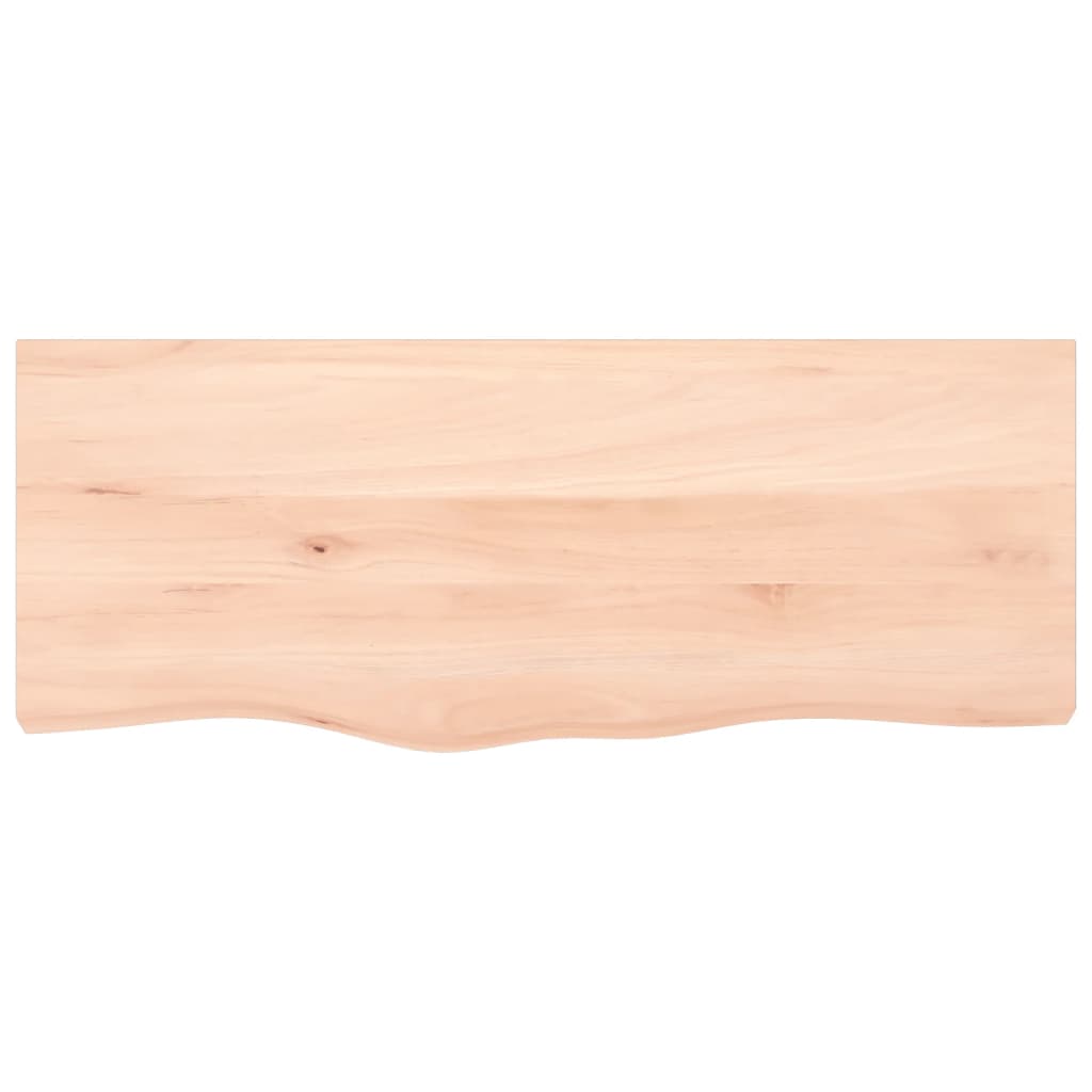 vidaXL Wandregal 100x40x(2-6) cm Massivholz Eiche Unbehandelt