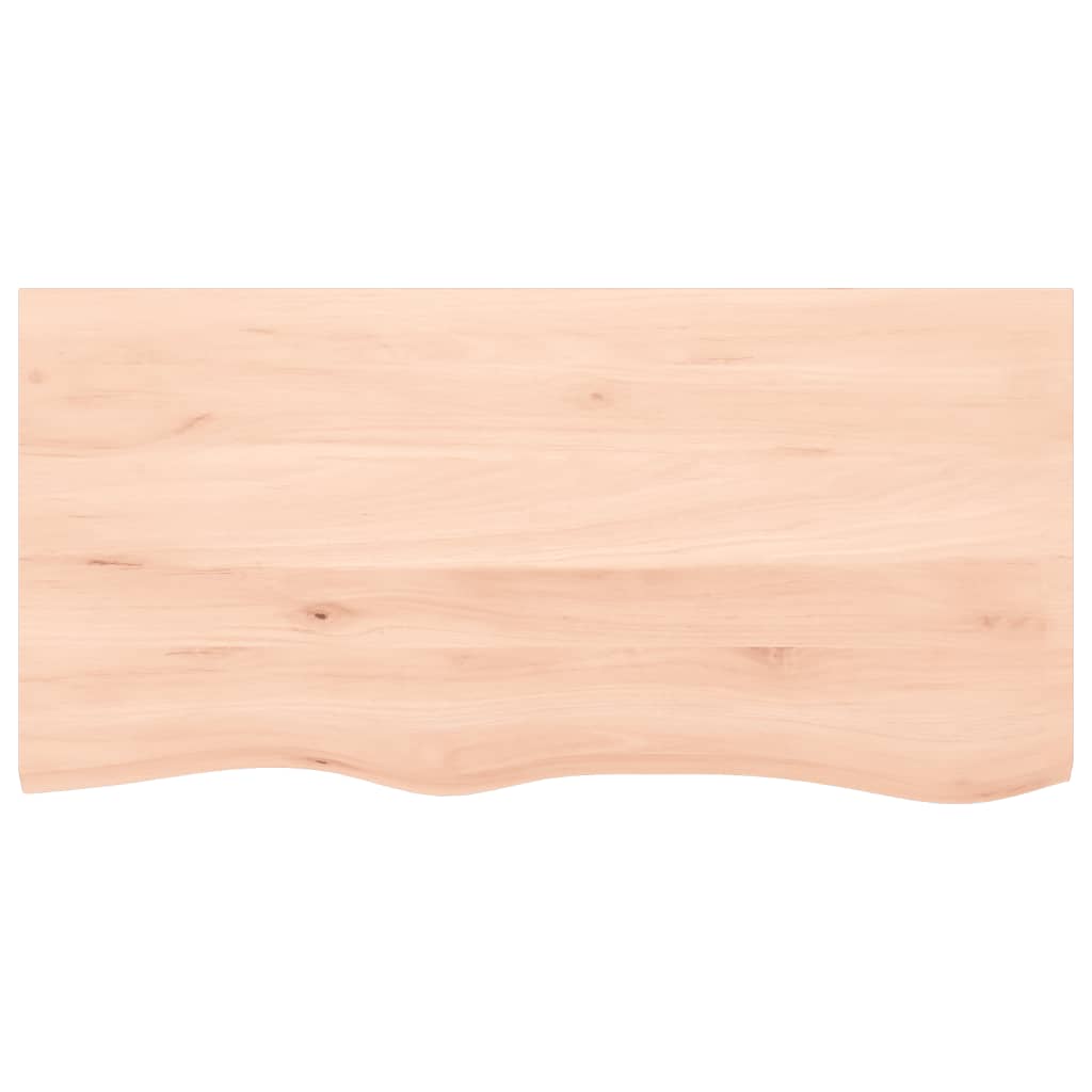 vidaXL Wandregal 100x50x(2-6) cm Massivholz Eiche Unbehandelt