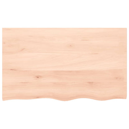 vidaXL Wandregal 100x60x(2-6) cm Massivholz Eiche Unbehandelt