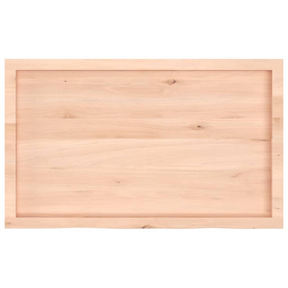 vidaXL Wandregal 100x60x(2-6) cm Massivholz Eiche Unbehandelt