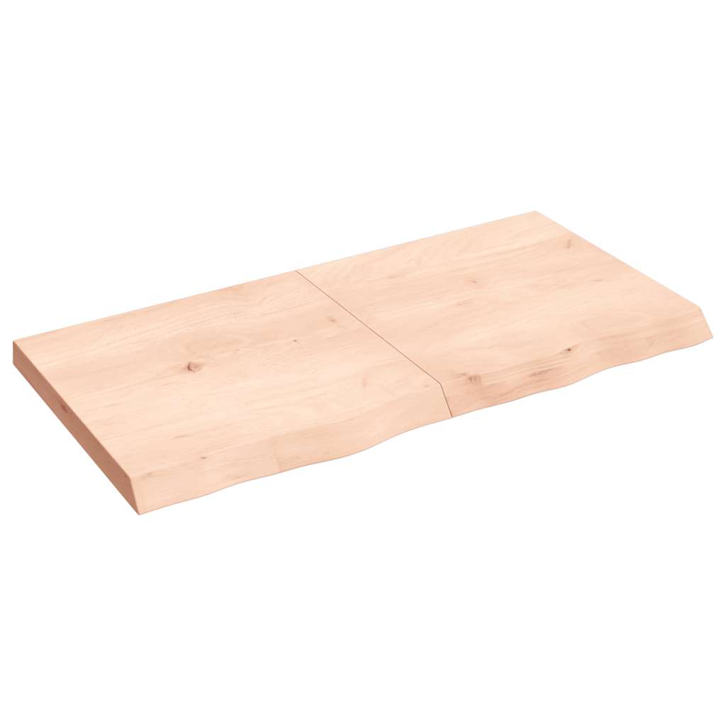 vidaXL Étagère murale 120x60x(2-6) cm en chêne massif non traité