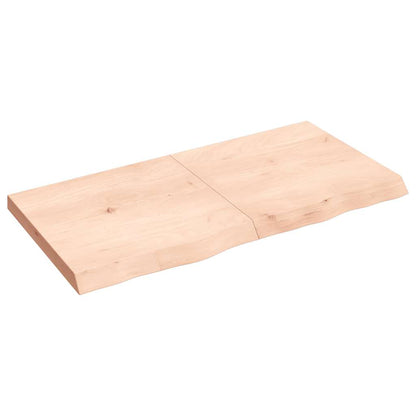 vidaXL Étagère murale 120x60x(2-6) cm en chêne massif non traité