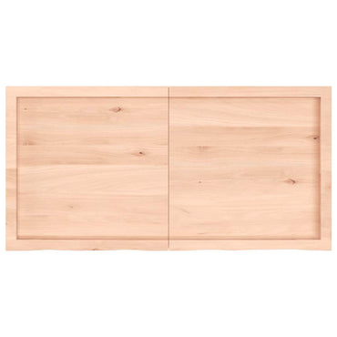 vidaXL Étagère murale 120x60x(2-6) cm en chêne massif non traité