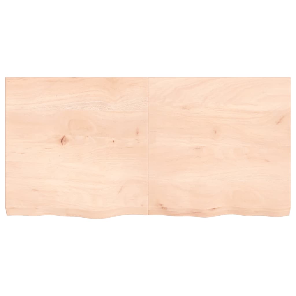 vidaXL Étagère murale 120x60x(2-6) cm en chêne massif non traité