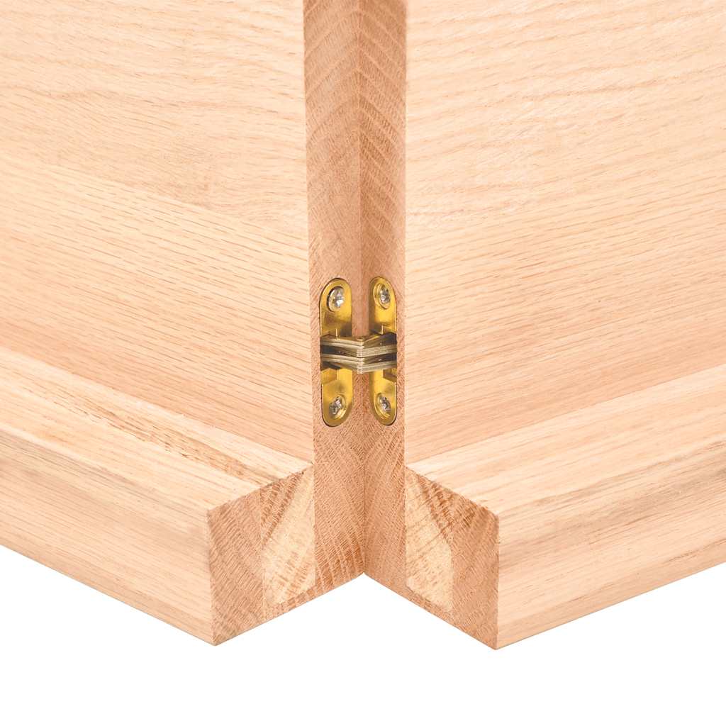 vidaXL Étagère murale 120x60x(2-6) cm en chêne massif non traité