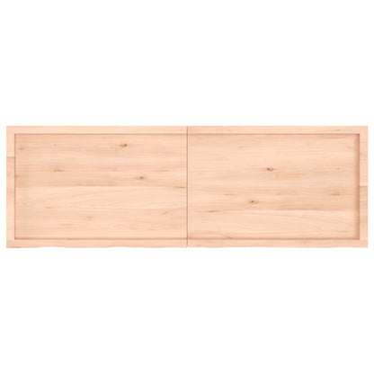 vidaXL Wandregal 180x60x(2-6) cm Massivholz Eiche Unbehandelt