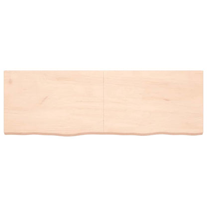 vidaXL Wandregal 180x60x(2-6) cm Massivholz Eiche Unbehandelt
