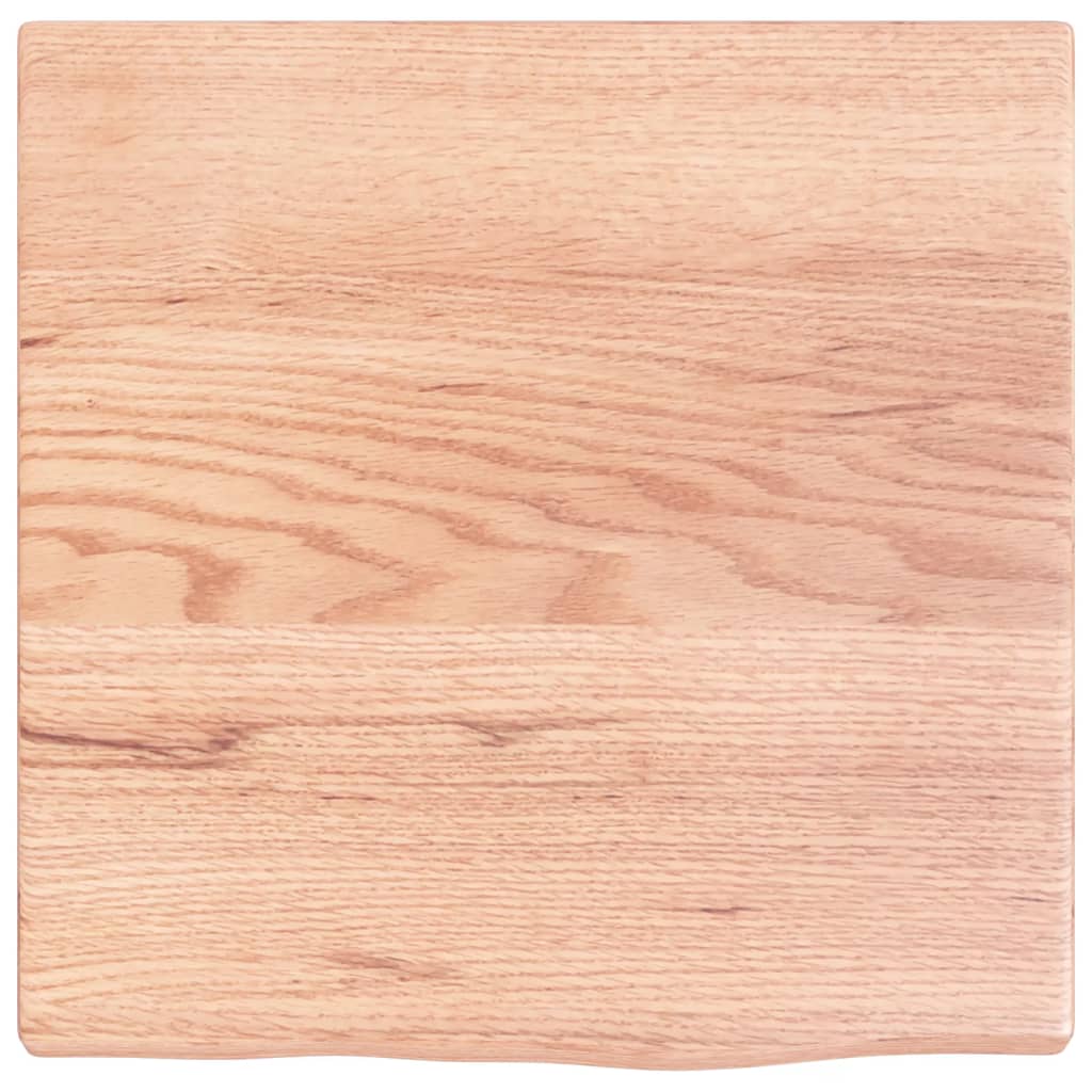 vidaXL Wandregal Hellbraun 40x40x2 cm Massivholz Eiche Behandelt