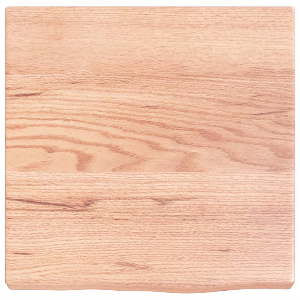 vidaXL Wandregal Hellbraun 40x40x(2-4) cm Massivholz Eiche Behandelt