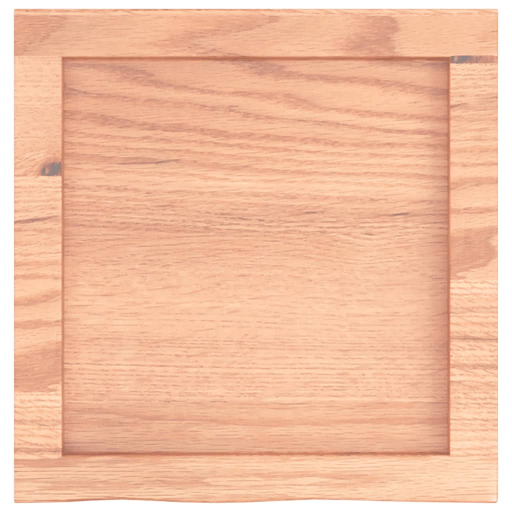 vidaXL Wandregal Hellbraun 40x40x(2-4) cm Massivholz Eiche Behandelt