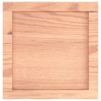 vidaXL Wandregal Hellbraun 40x40x(2-4) cm Massivholz Eiche Behandelt