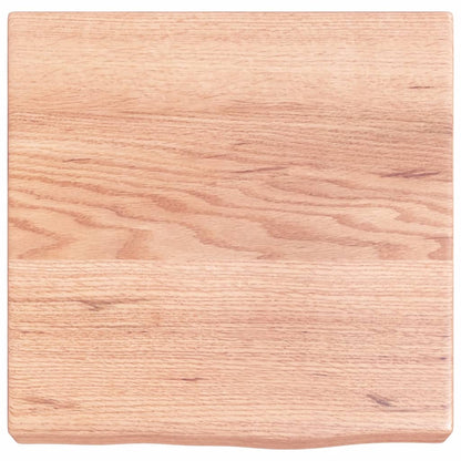 vidaXL Wandregal Hellbraun 40x40x(2-6) cm Massivholz Eiche Behandelt