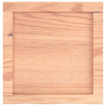vidaXL Wandregal Hellbraun 40x40x(2-6) cm Massivholz Eiche Behandelt