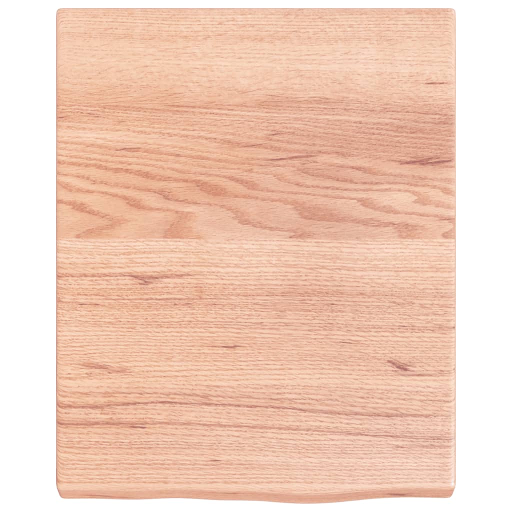 vidaXL Wandregal Hellbraun 40x50x(2-4) cm Massivholz Eiche Behandelt