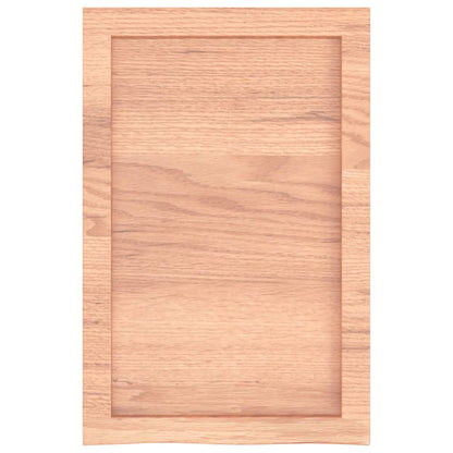 vidaXL Wandregal Hellbraun 40x60x(2-6) cm Massivholz Eiche Behandelt