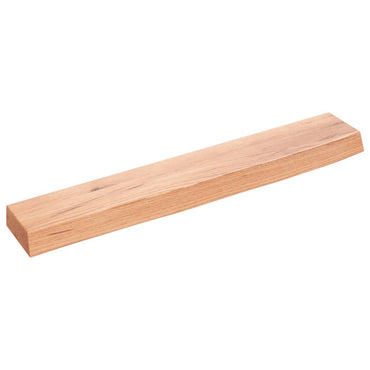 vidaXL Wandregal Hellbraun 60x10x4 cm Massivholz Eiche Behandelt